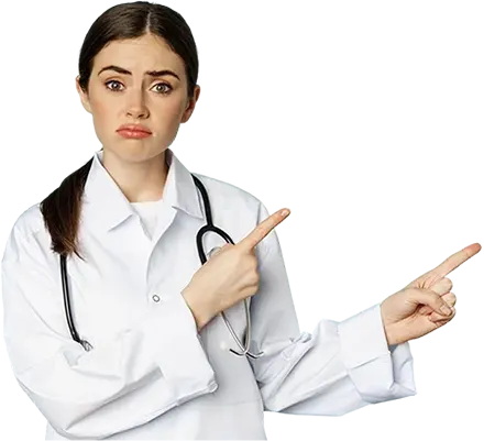 Disapointed Woman Doctor